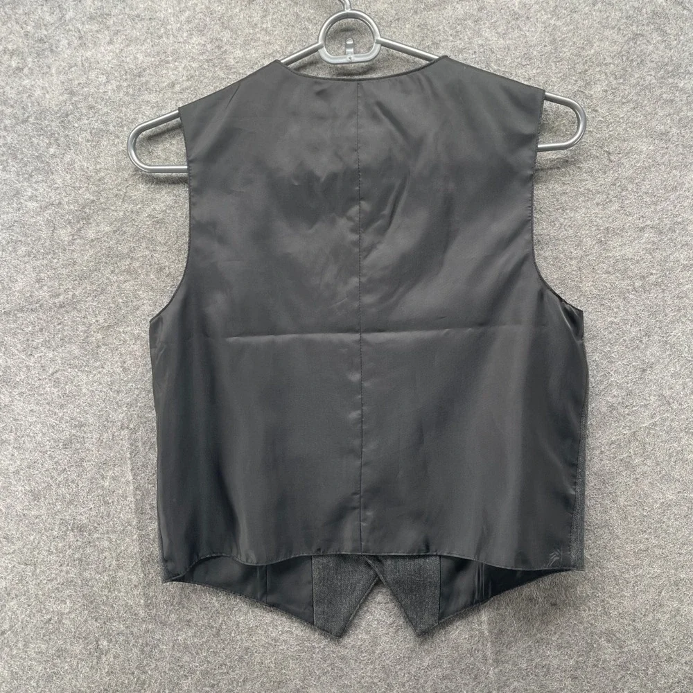 NWT‎ The Childrens Place Formal Vest Boys XL 14 Gray Waistcoat Suit Vest